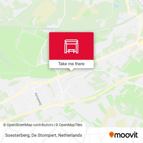 Soesterberg, De Stompert map