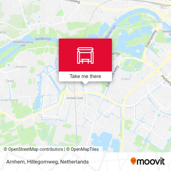 Arnhem, Hillegomweg map