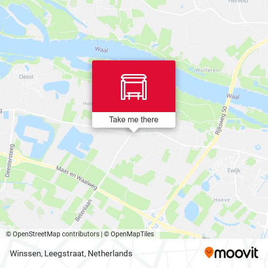 Winssen, Leegstraat map