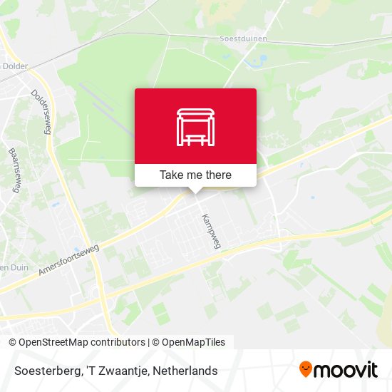 Soesterberg, 'T Zwaantje map