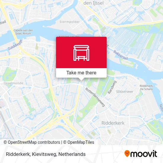 Ridderkerk, Kievitsweg map