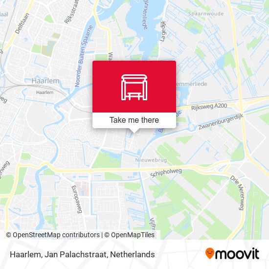 Haarlem, Jan Palachstraat map