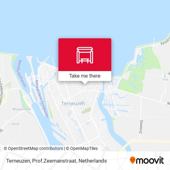 Terneuzen, Prof.Zeemanstraat map