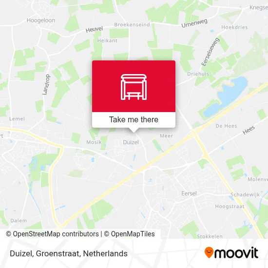 Duizel, Groenstraat map