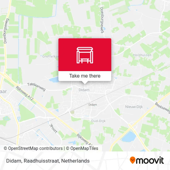 Didam, Raadhuisstraat map