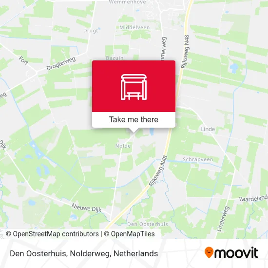Den Oosterhuis, Nolderweg map