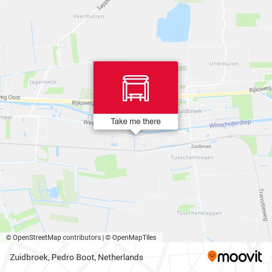 Zuidbroek, Pedro Boot map