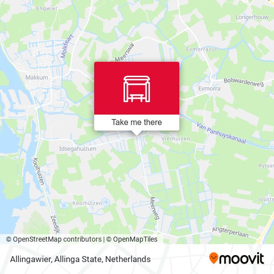 Allingawier, Allinga State Karte