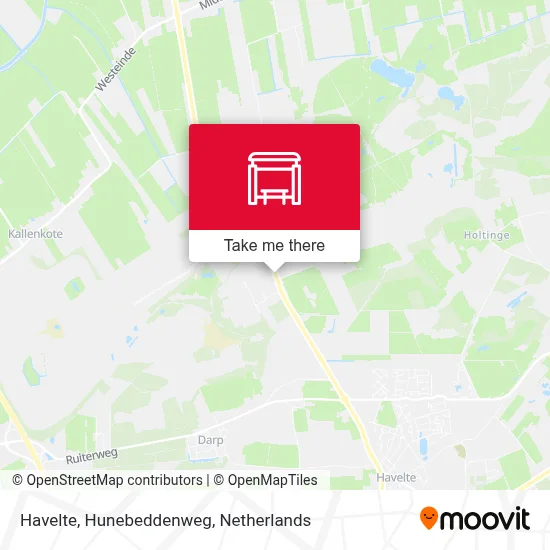 Havelte, Hunebeddenweg map
