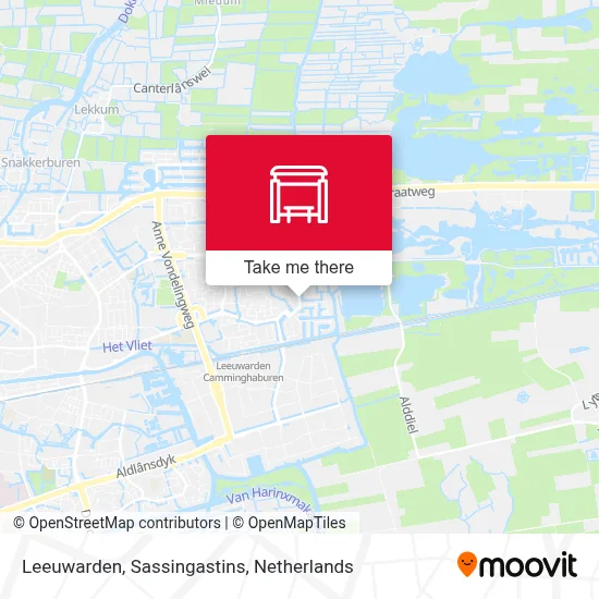 Leeuwarden, Sassingastins map
