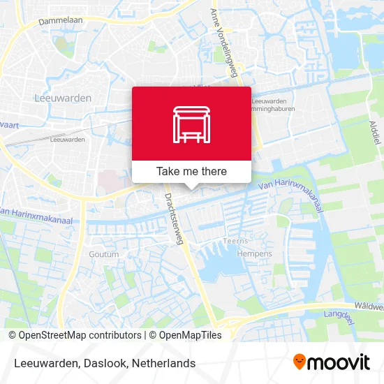 Leeuwarden, Daslook map