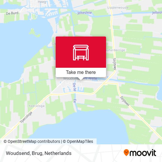 Woudsend, Brug map