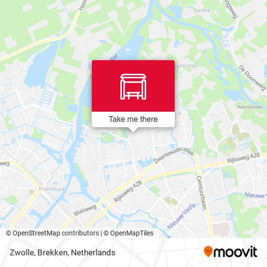 Zwolle, Brekken Karte