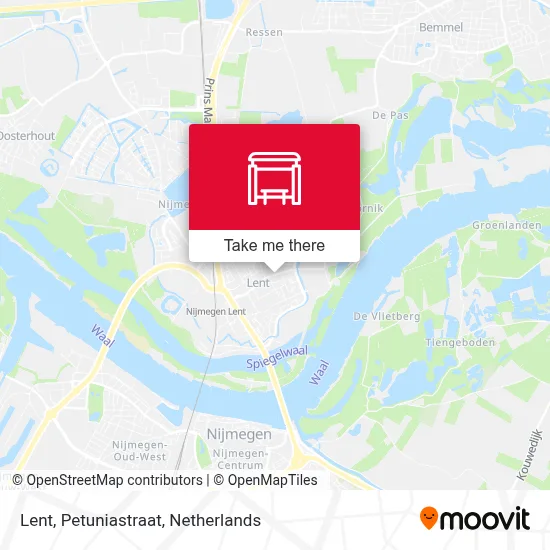 Lent, Petuniastraat map