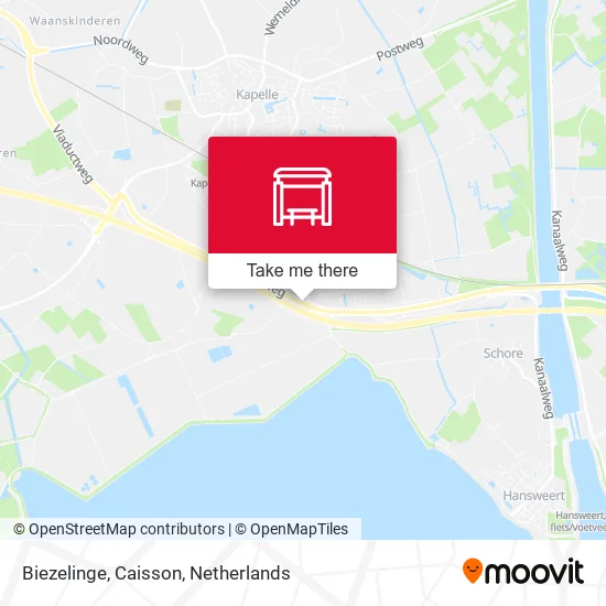 Biezelinge, Caisson map