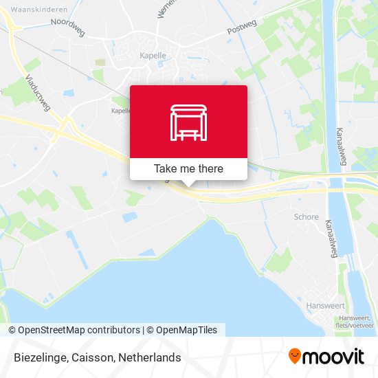 Biezelinge, Caisson map
