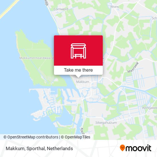 Makkum, Sporthal map