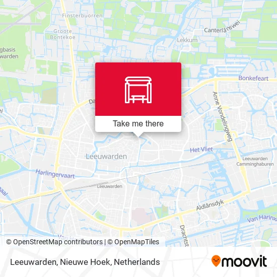 Leeuwarden, Nieuwe Hoek map