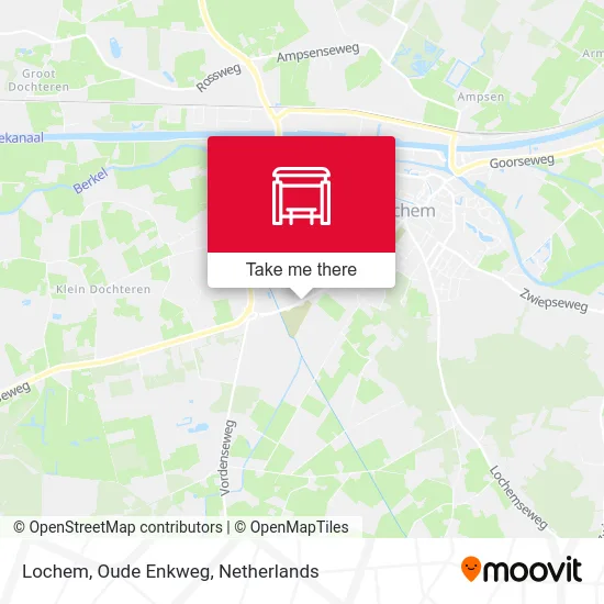 Lochem, Oude Enkweg map