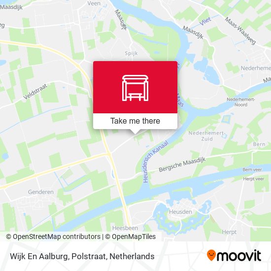 Wijk En Aalburg, Polstraat map