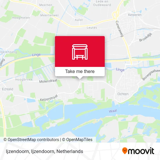 Ijzendoorn, Ijzendoorn map