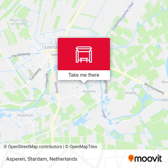 Asperen, Stardam Karte