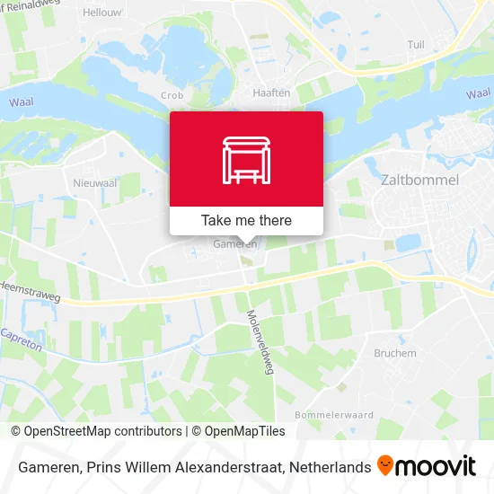 Gameren, Prins Willem Alexanderstraat map