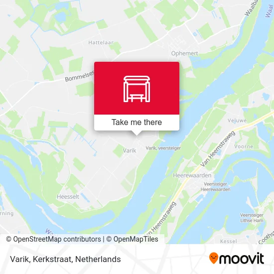 Varik, Kerkstraat Karte