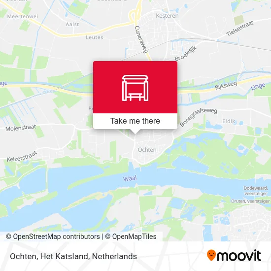 Ochten, Het Katsland map
