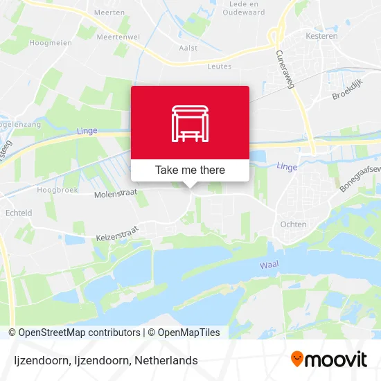 Ijzendoorn, Ijzendoorn map