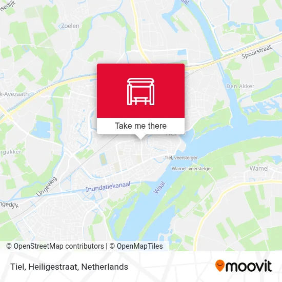 Tiel, Heiligestraat Karte