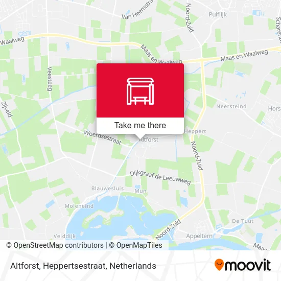 Altforst, Heppertsestraat map