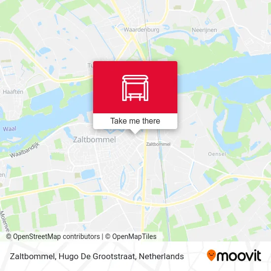 Zaltbommel, Hugo De Grootstraat map