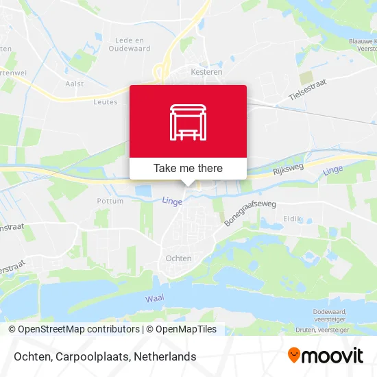 Ochten, Carpoolplaats map