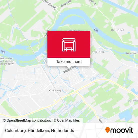 Culemborg, Händellaan map