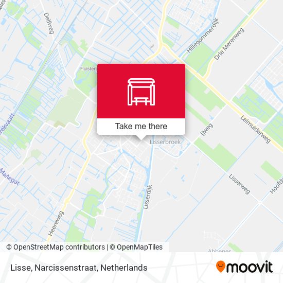 Lisse, Narcissenstraat map