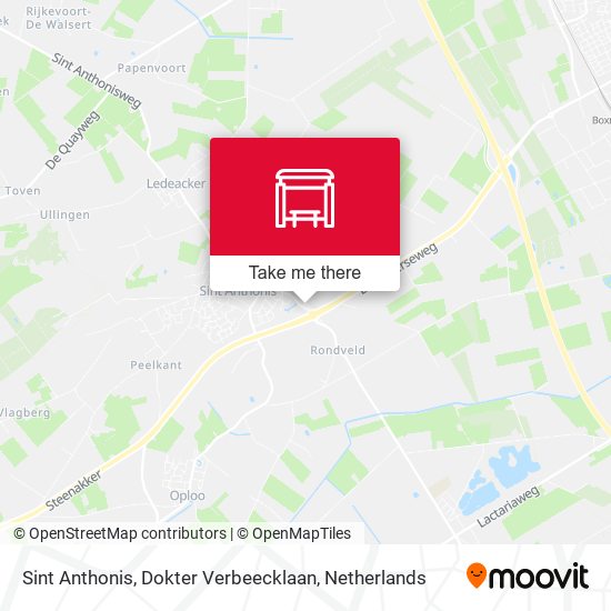Sint Anthonis, Dokter Verbeecklaan map