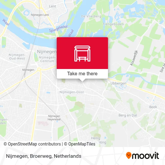 Nijmegen, Broerweg map