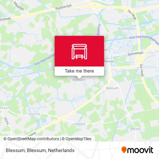 Blessum, Blessum map