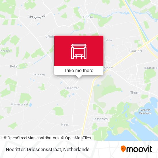 Neeritter, Driessensstraat map