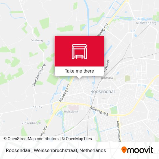 Roosendaal, Weissenbruchstraat map