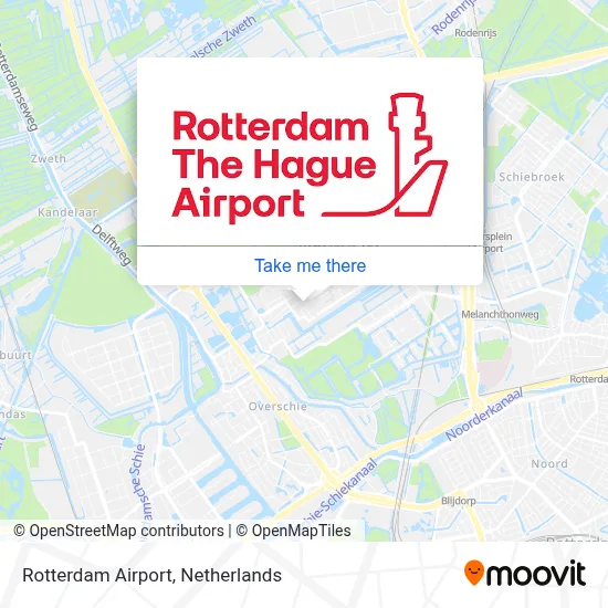 Rotterdam Airport Karte