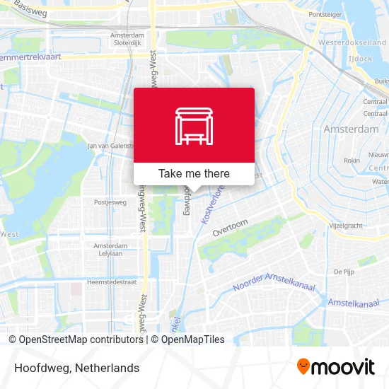 Hoofdweg Karte