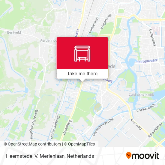 Heemstede, V. Merlenlaan map