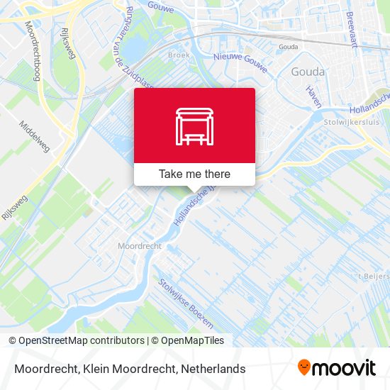 Moordrecht, Klein Moordrecht map