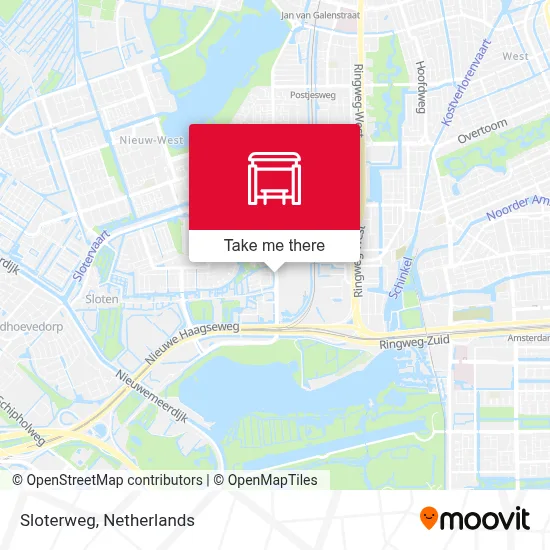 Sloterweg map