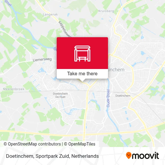 Doetinchem, Sportpark Zuid map