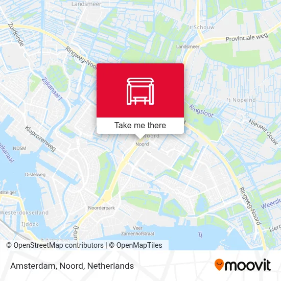 Amsterdam, Noord map