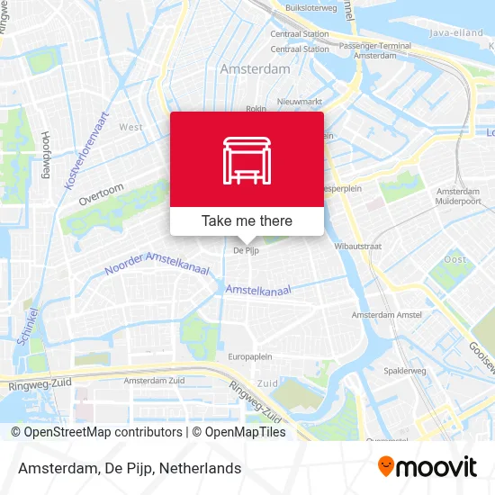 Amsterdam, De Pijp map
