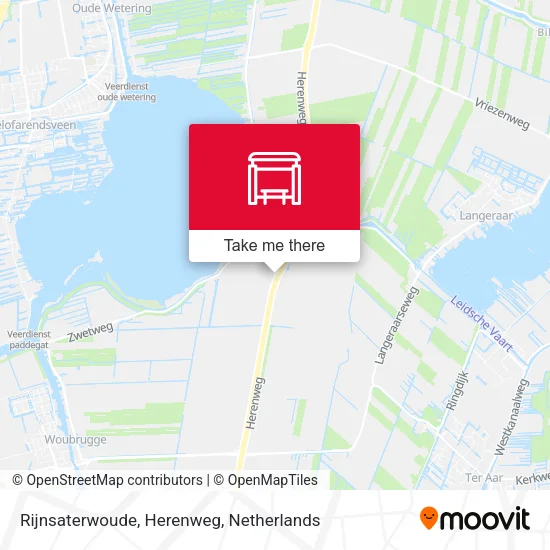 Rijnsaterwoude, Herenweg map